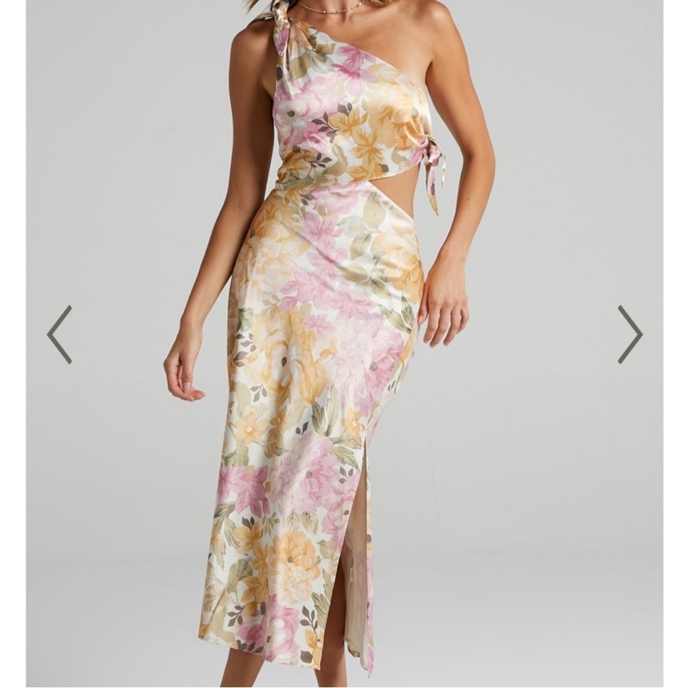 Showpo | Floral One Shoulder Mini Dress